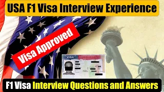 USA F1 Visa Interview Experience 2023 | F1 Visa Interview Questions and Answers | Visa Approved