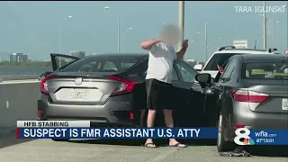 Driver stabbed after 3-vehicle crash on Howard Frankland Bridge, Good Samaritan speaks out