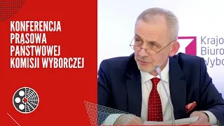 Konferencja prasowa Państwowej Komisji Wyborczej - II tura, 21.04.2024 r. godz.18:30