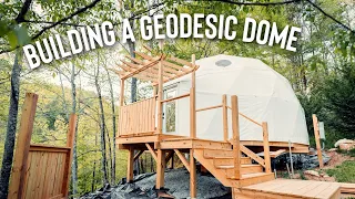 Building A Geodesic Dome! | Luxury Glamping Dome