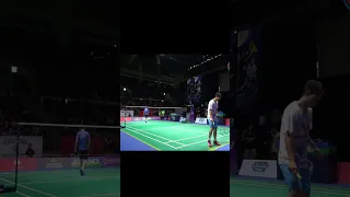 Badminton Legend Liew Daren power backhand likely TauFik Hidayat & Lee Zii Jia