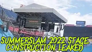 SummerSlam 2022 Stage Under Construction