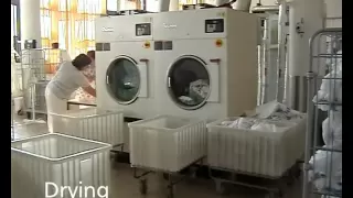 Hygienic barrier laundry Primus in hospital