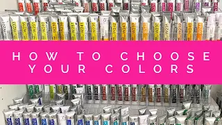 How to Choose a What Colors to Have - Your First Watercolor Palette 2/3