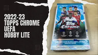 2022-23 Topps Chrome UEFA Club Competitions Hobby Lite Box - So Many #'d cards!