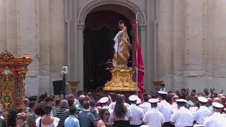 Ħruġ min Niċċa tal-istatwa ta Santa Katarina V.M. Żejtun [Festa 2023]