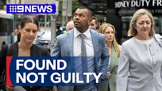 Kurtley Beale found not guilty on sexual assault charges | 9 News Australia