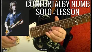 Comfortably Numb Solo by Pink Floyd - Guitar Lesson