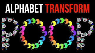 New Alphabet Lore Snakes transform Letters
