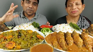 FOOD ASMR VERY SPICY DISHES EATING WITH MY MOTHER