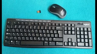 Распаковка и обзор «Комплект беспроводной Logitech MK270 RUS (920-004518)» из Rozetka