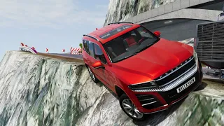 Cars vs Cliff Roads #18 | BeamNG Drive | WreckShow