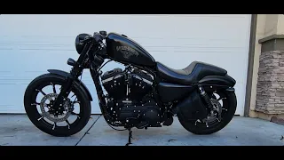 Harley Davidson Sportster drag bar ride review