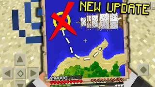 SECRET Treasure MAPS and CHESTS in Minecraft PE (Pocket Edition) MCPE UPDATE