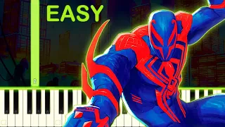 Spider-Man 2099 (Miguel O'Hara) | Spider-Man: Across the Spider-Verse - EASY Piano Tutorial