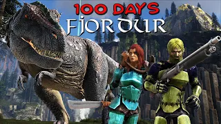 I Spent 100 Days on ARK Fjordur...Here's What Happened
