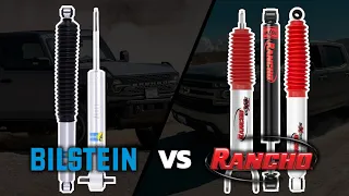 Bilstein 5100 / 4600 vs Rancho RS5000X / RS7MT / RS9000XL