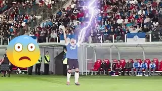 Heavy Lightning Strikes In Football