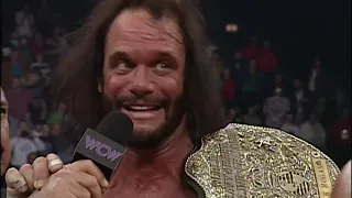 Macho Man Randy Savage wins WCW World Title for 2nd time.  Hogan demands title shot! (WCW)