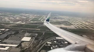 Bumpy flight from Chicago to Anchorage on Alaska Airlines 737-800