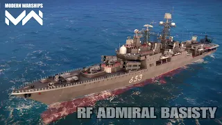 RF ADMIRAL BASISTY online match gameplay : Modern Warships