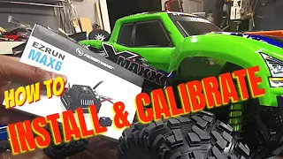 How to Install & Calibrate the Hobbywing Max 6 to the Traxxas XMaxx 8s