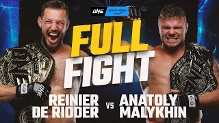 Reinier de Ridder vs. Anatoly Malykhin | ONE Championship Full Fight