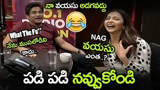 Rakul Preet Sing Making Hilarious Fun On Nagarjuna Age || Manmadhudu 2 Movie || NSE