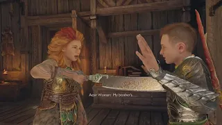 Atreus second girlfriend | thor daughter & New challenge odin - God of War Ragnarok (part 2 ) 4k vd