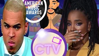 CHRIS BROWN PERFORMANCE SCRAPPED FROM THE AMA'S & KELLY ROWLAND GET'S BOO'D OFFSTAGE IN HIS PLACE!!!