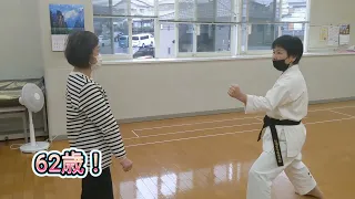 空手【初心者シニアの瞬発力が凄い！】#空手 #karate #kumite #beginner #superman