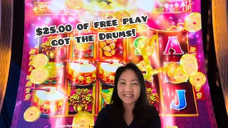 Turned Free Play into Profit! Dancing Drums Prosperity #casino #slot #dancingdrums #slotmachine