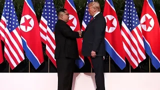Trump gives press conference after summit with Kim Jong Un – watch live