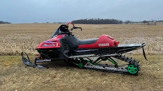 INCREDIBLE!! Yamaha Mountain Max Mod Sled 163” Piped Triple