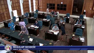 37th Guam Legislature Regular Session - April 24, 2024 AM