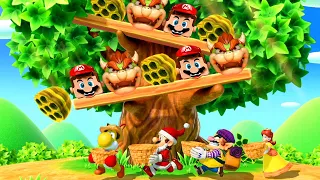 【マリオパーティスーパースターズ】ミニゲームヨッシーVsマリオVsデイジーVsワリオ(COM最強 たつじん)