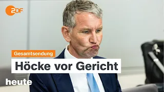 heute 19 Uhr 18.04.2024 Höcke vor Gericht, G7-Krisentreffen, Erwerbstätigkeit von Geflüchteten