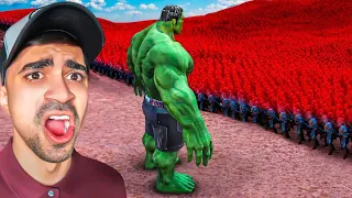 هالك ضد 1.000.000.000 شخص 😱💥 !! - حرب عملاقة 😭❌ ؟؟؟ - UEBS II