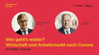 Deutschland vor der Wahl: Wie weiter mit der Wirtschaft nach Corona?