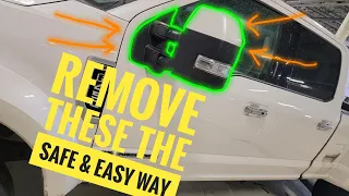 | HOW TO | Remove the side mirror off your 2017 2018 2019 2020 2021 2022 Ford Superduty truck