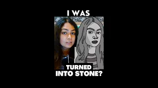 I was turned into stone? Petrification mythology #Shorts