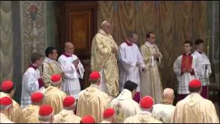 Raw: New Pope Celebrates Mass in St Peter's