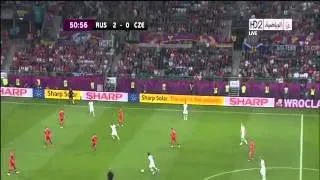 Russia 4 - 1 Czech Rep Full Highlights. (EURO2012)