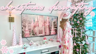 Decorate Our NYC Apartment for Christmas! | Pink Decor, Haul, Tree Decorating, Cookies & Hot Cocoa