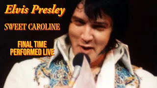 Elvis Presley - Sweet Caroline - 12 December 1976 - Final Time Performed Live