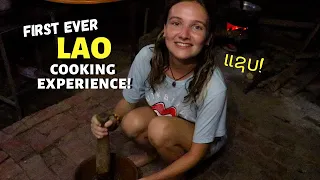 Traditional Lao Cooking Class FULL Experience 🇱🇦 Manifa Elephant Camp & Resort Luang Prabang