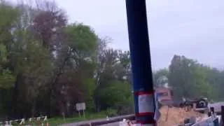 Славянск 02 05 14  Обстрел вертолета на блок посту 832Ukraine, Sloviansk