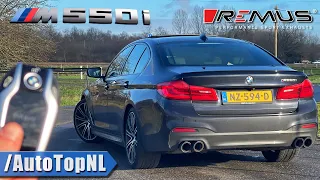 BMW M550i xDrive LOUD *REMUS EXHAUST* Review on AUTOBAHN [NO SPEED LIMIT] by AutoTopNL