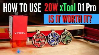 How to use the xTool 20W Laser Cutting BEAST | Is It the Best Diode Laser?