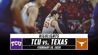 TCU vs. Texas Basketball Highlights (2019-20) | Stadium